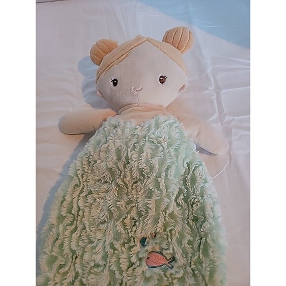 DOUGLAS BABY Lovey Baby Security Blanket Plush Pink Green Girl Mermaid - Picture 6 of 11
